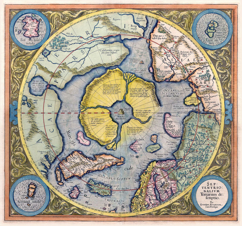 Noordpool 1623 Mercator Septentrionalium